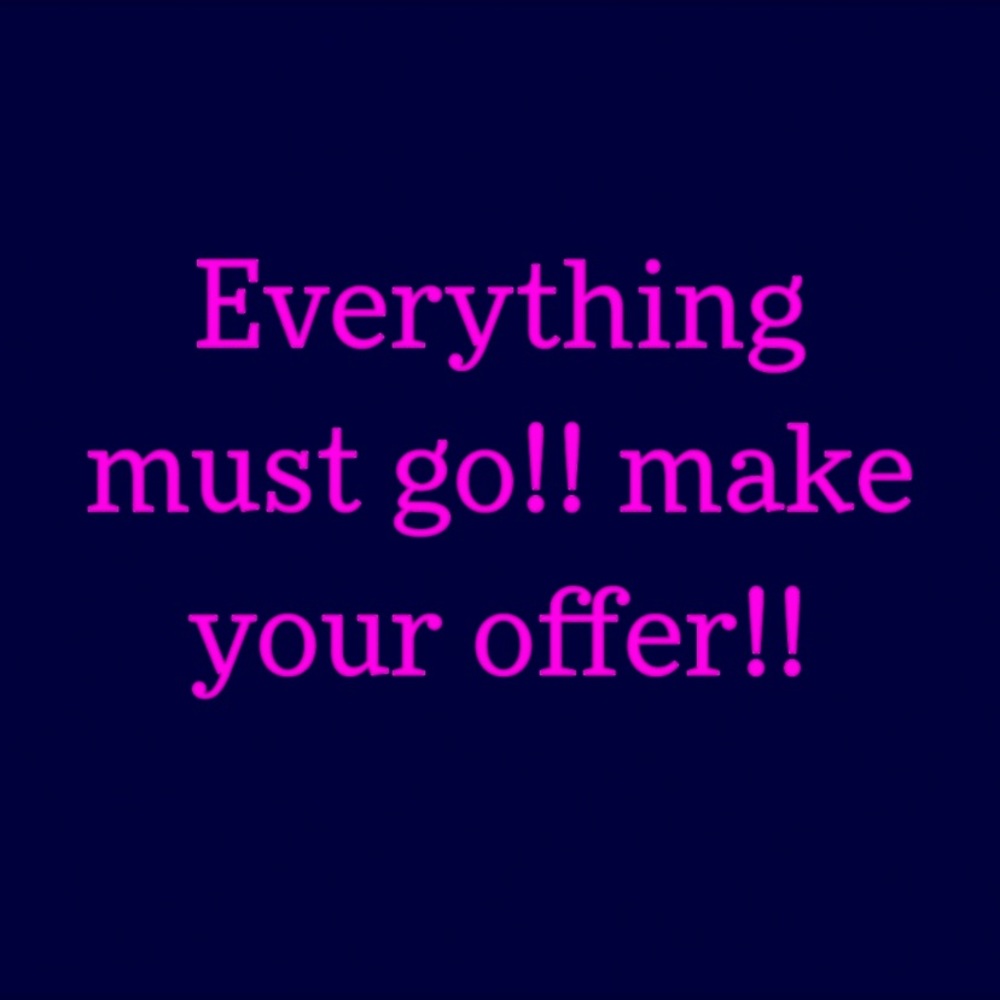 Everything must go !